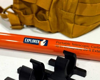 Backpack Mount Holder for Explorer POTA20 Mast, Hands-Free Ham Radio POTA SOTA