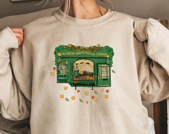 Shop Around the Corner Sweastshirt, Shop Around the Corner, The Shop Around the Corner Bookstore, You've Got Mail Crewneck Sweatshirt