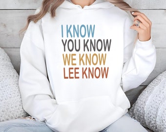 I know you know we know lee know Hoodie, i know you know we know lee know tshirt, Vintage Kpop Shirt