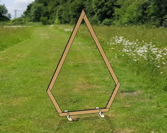 Diamond Wedding Arbor - DIY Plans | Portable Arbor | Wedding Decor | Ceremony backdrop | Wedding Photo Location | Wedding Prop