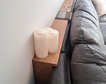 Behind Couch Table - DIY Plans | With Outlet and Cable Storage location