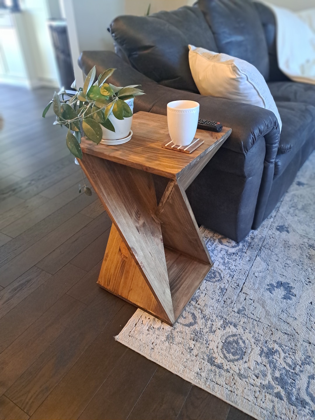 DIY Side Table Plans End Table Modern Home Decor Etsy