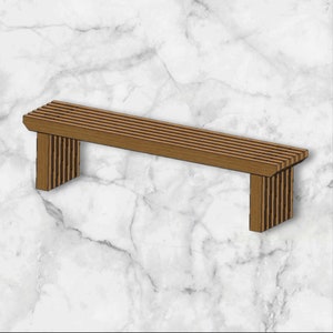 Wood Bench -DIY Plans | Outdoor seating | Patio Furniture | Firepit Bench | Entryway Bench | Outdoor Furniture | Simple Bench