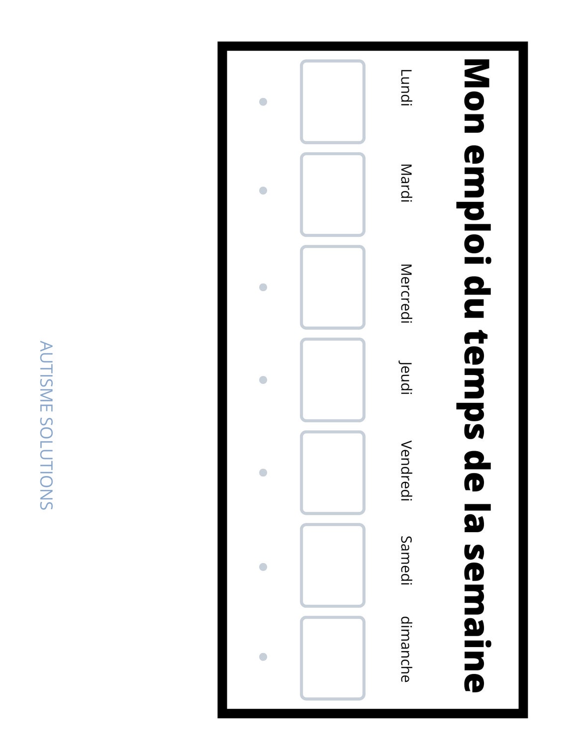 Visual Timetable, Visual Routines, ASD Visual Supports, ASD ...