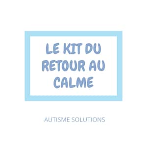 Retour au Calme, TSA, AutismeRoutineCalme, Outil Visuel ,GestionComportement,Neuroatypique,Enfant Autiste,Support TransitionTSA, Autonomie