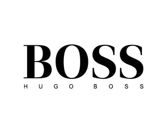 File SVG Hugo Boss, Bundle Layered SVG, cricut, file tagliati, file vettoriale digitale a strati