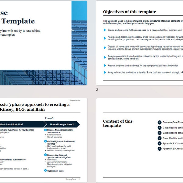 Business Case Strategy Consulting PowerPoint Presentation PPT Template - by McKinsey, Bain, and BCG Consultants | 300 slides + Excel Model