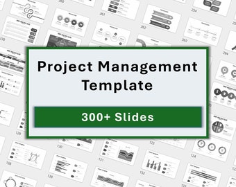 Project Management PowerPoint Template: Project Plan & Status Slides
