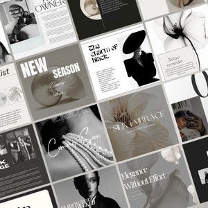 Fashion Ecommerce Instagram Post Canva Templates, Men Fashion Instagram, Fashion Blogger Insta, Social Media Marketing Templates
