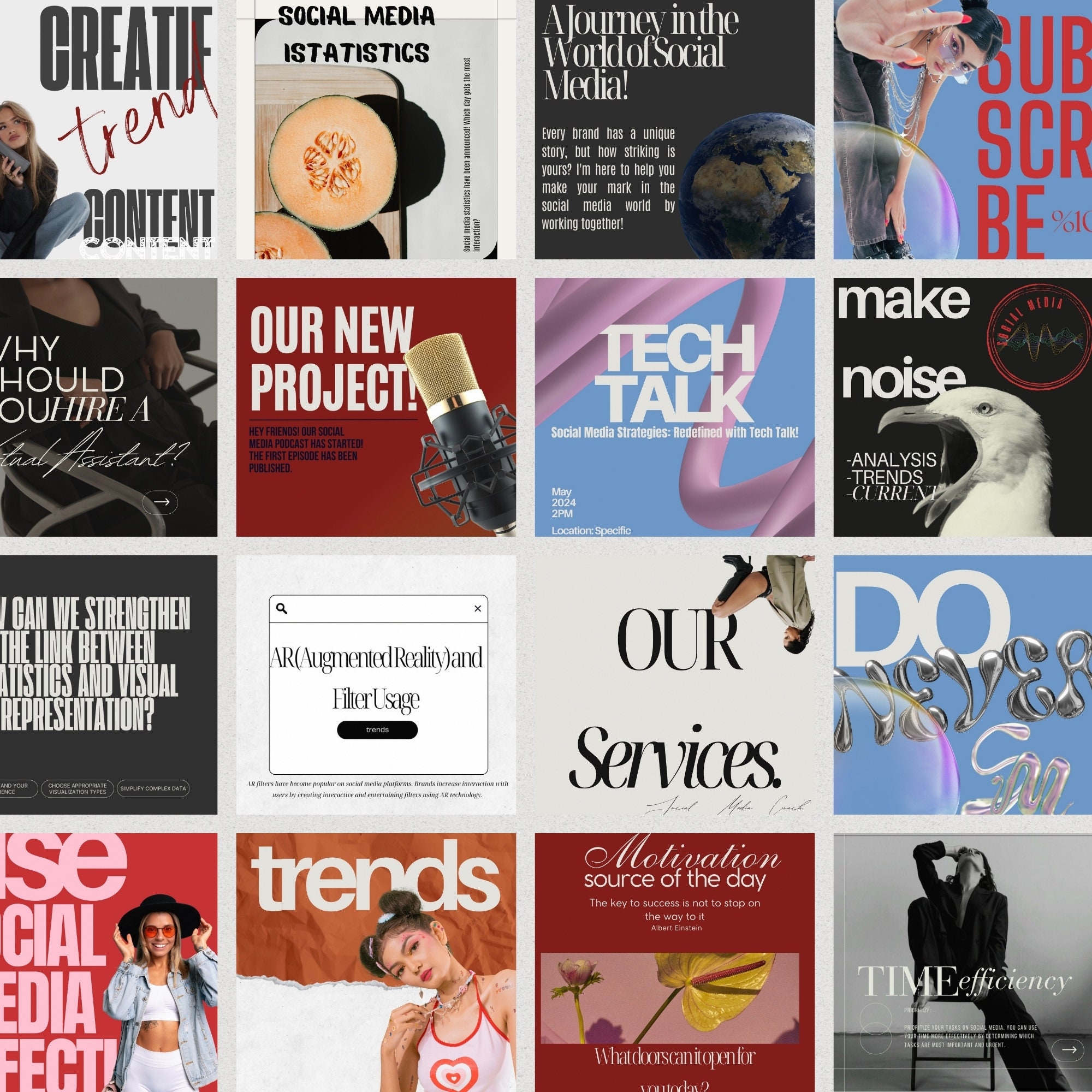 Social Media Marketing Templates Canva Digital Marketing Agency Posts Social Media Marketing Templates Canva Digital Marketing Agency Posts
