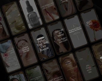 Skincare Reels, Instagram Reel Cover, Skincare Templates, Esthetician Reels, Skincare Reels Video, Skincare Social Media