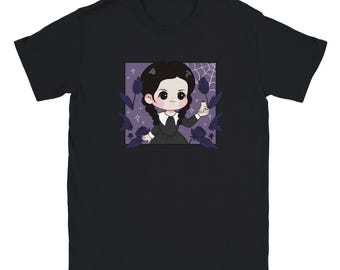 Wednesday Unisex Crewneck Short Sleeved T-Shirt | Addams Family Inspired