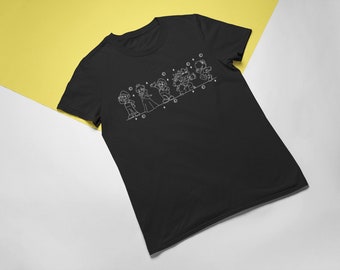 Mario Lineup Unisex Crewneck Manica Corta T-Shirt / Universal Studios Nintendo World Inspired / Mario Luigi Principessa Peach Bowser Yoshi