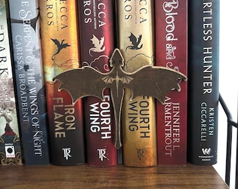 Dragon Sign, Dragon Plaque, Fantasy book sign, Fantasy Sign, Bookshelf Decor, TBR Sign, Library Sign, Bookshelf Decoration, Bookshelf Sign