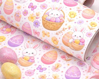 Pretty Easter Printable Wrapping Paper | Instant Download