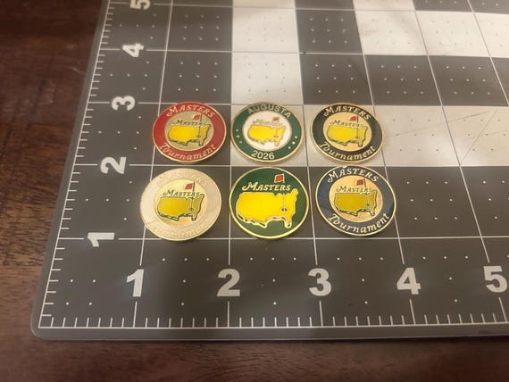 The Masters Ball Markers - Etsy
