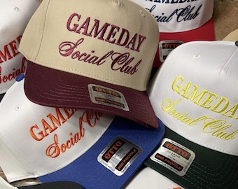 Game Day Social Club Classic Trucker Hat, Customize to Your Team Colors!