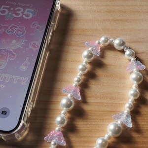 Schmetterling Armband, Handyanhänger, Handyanhänger, Handy Armband, Handy Armband, Handykette, Handy Armband