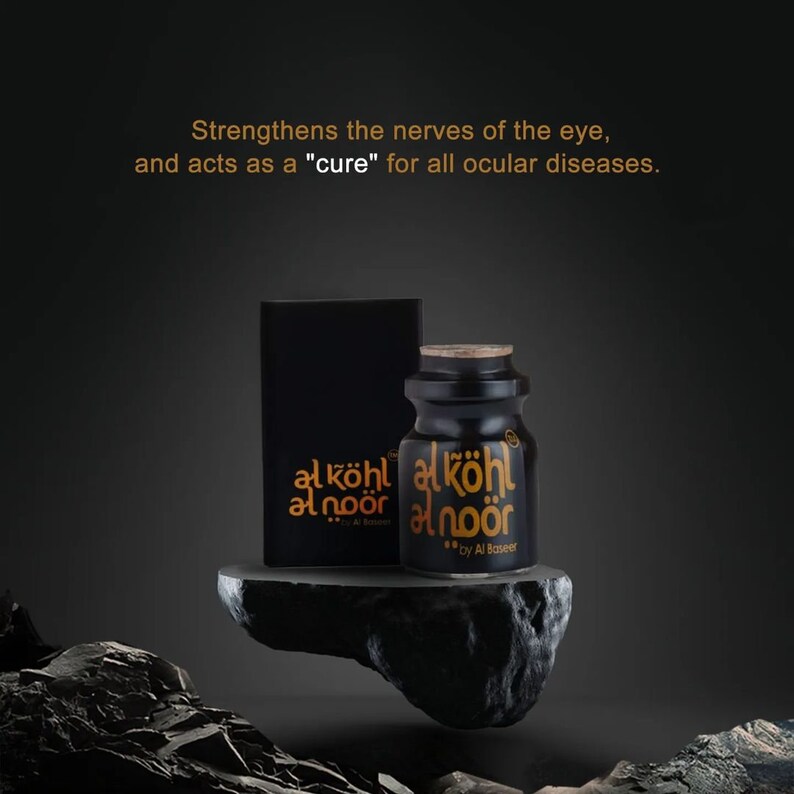 Authentic Kohl Natural, Pure, Handmade Al Kohl Al Noor Eye Makeup Etsy