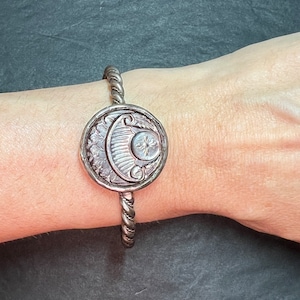 Silver cuff bracelet