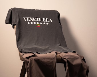 Free Venezuela T-shirt until the end T-shirt Edmundo President Gloria to the brave people Personalized Venezuelan T-shirt
