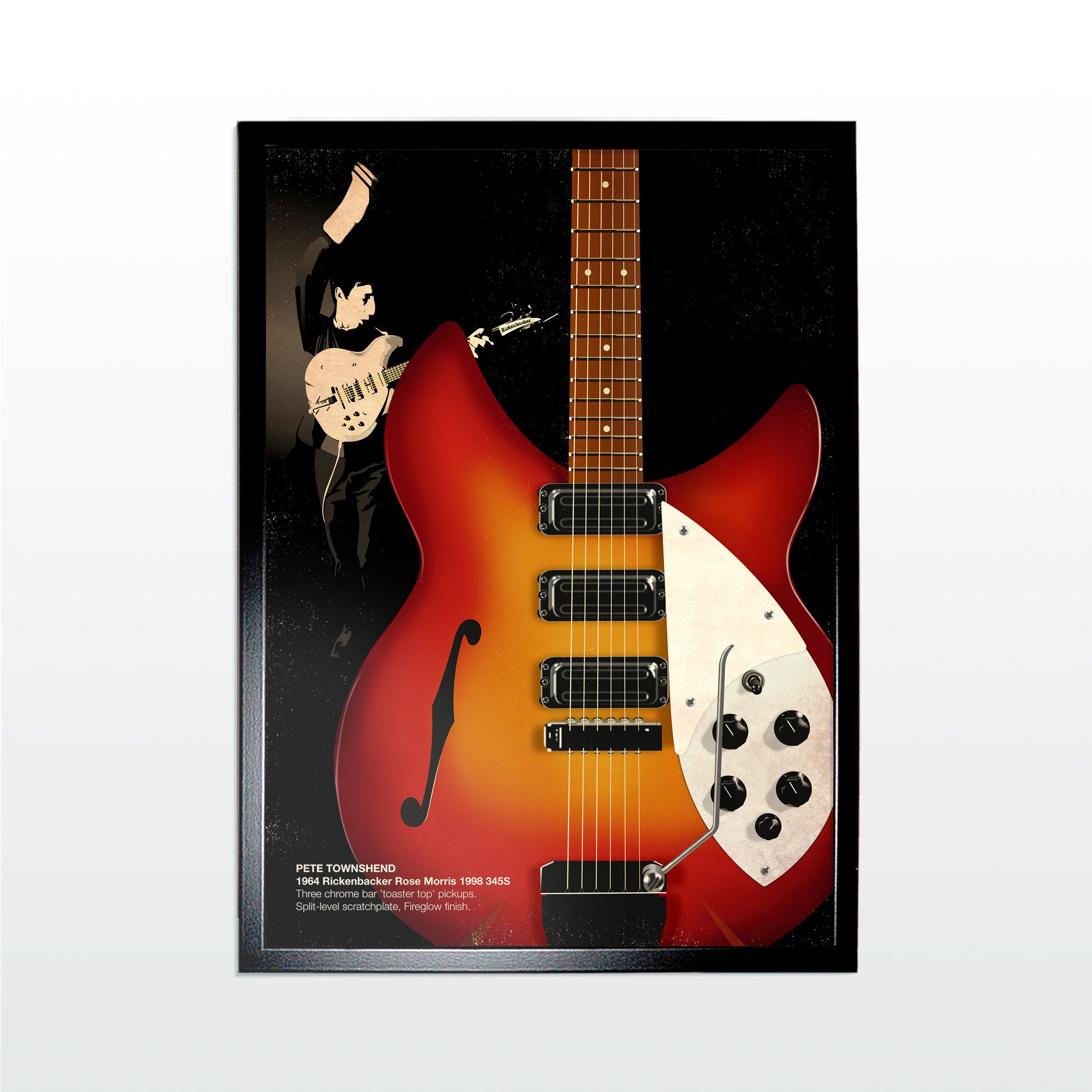 1964 RICKENBACKER: Pete Townshend/the Who Famous Guitar