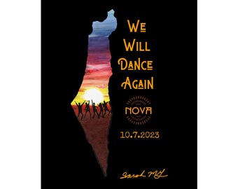 「We Will Dance Again」絵画マット縦型ポスター、ポスタープリント、ノヴァフェスティバルメモリアル
