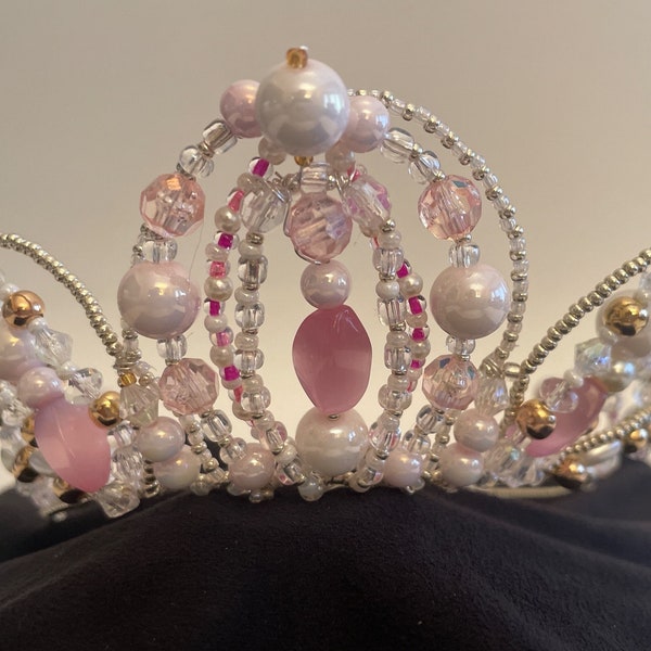 Handmade bead tiara