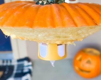 Jack-O-Lantern Tea Light Holder with Hooks (12 Pack)