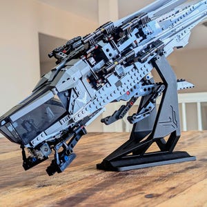 Wall OR Table Display Stand for LEGO 10327 ICONS Dune Atreides Royal Ornithopter | Multi Directional | Easy Install | Mounting Pins Included