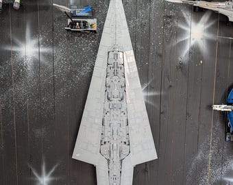 2026 Super Star Destroyer Wall Mount Compatible with LEGO® Star Wars™ Set 75457 Super Heavy Duty