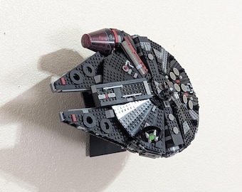 Wall or Table Mount Display Compatible with Lego Star Wars Dark Falcon | Compatible with 75389 and 75105