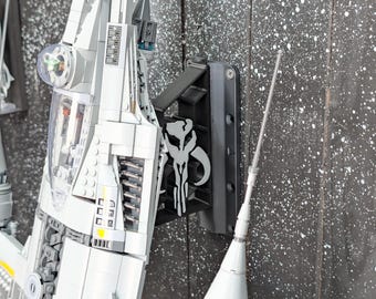 Heavy Duty Wall Mount for The Mandalorian's N-1 Starfighter | For Set #75442 | Multi Directional Mounting
