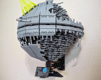 Death Star II  Wall Mount | Compatible with Brick Set #10143 | Heavy Duty Display