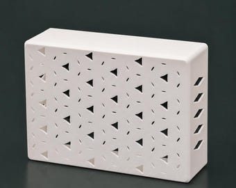 Modern Triangles Door Chime Cover | Customizable Size | 15 Custom Colors | Max 13 Inches External Dimension