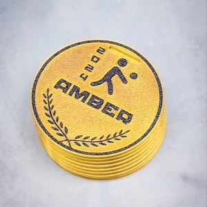 Customizable Gold Medal: Personalized Sports Award
