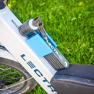 Quick Grab Lectric Bike Lock Bracket | Single Bolt Mount | Multiple Color Options