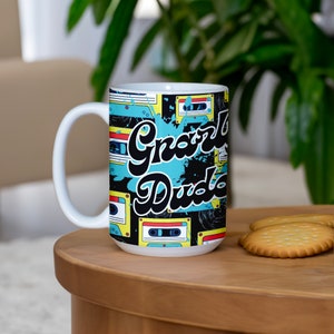 80s Mug | 80s Coffee Mug | 80s Coffee Cup | Ultimate &#39;80s Retro Coffee Mug | 15oz Ceramic Mug | Gnarly Dude