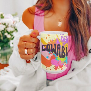 80s Mug | 80s Coffee Mug | 80s Coffee Cup | Ultimate &#39;80s Retro Coffee Mug | Colorful Mug | Cowabunga