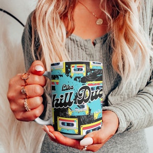 80s Mug | 80s Coffee Mug | 80s Coffee Cup | Ultimate &#39;80s Retro Coffee Mug | 15oz Ceramic Mug | Like Chill Dude
