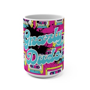 80s Mug | 80s Coffee Mug | 80s Coffee Cup | Ultimate &#39;80s Retro Coffee Mug | 15oz Ceramic Mug | Gnarly Dude