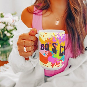 80s Mug | 80s Coffee Mug | 80s Coffee Cup | Ultimate &#39;80s Retro Coffee Mug | Colorful Mug | 80s Child
