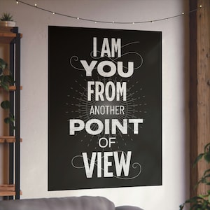 Ich bin du, Einheit, Bewusstsein, erwachte Kunst, 5D Kunst, Lichtarbeiter Kunst, spirituelle Kunst, metaphysische Kunst, Matte Vertikale Poster