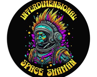 Interdimensional Space shaman, lightworker mousepad, starseed mousepad, metaphysical mouse pad, medicine man, native mouse pad, Mouse Pad