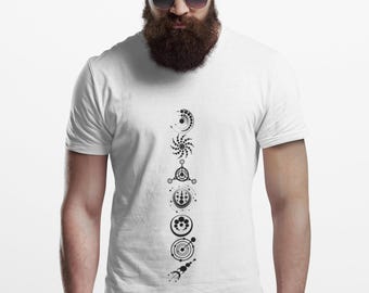 Camiseta de alineación de círculos en los cultivos, camiseta espiritual, estampado de conciencia, camiseta de trabajador de la luz, camiseta de extraterrestre ovni