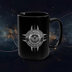 Multidimensionale Sternenwesen Tasse, Lichtarbeiter Tasse, Sternensaat Tasse, metaphysische Tasse, 5D, Bewusstsein, schwarze Tasse, 15oz