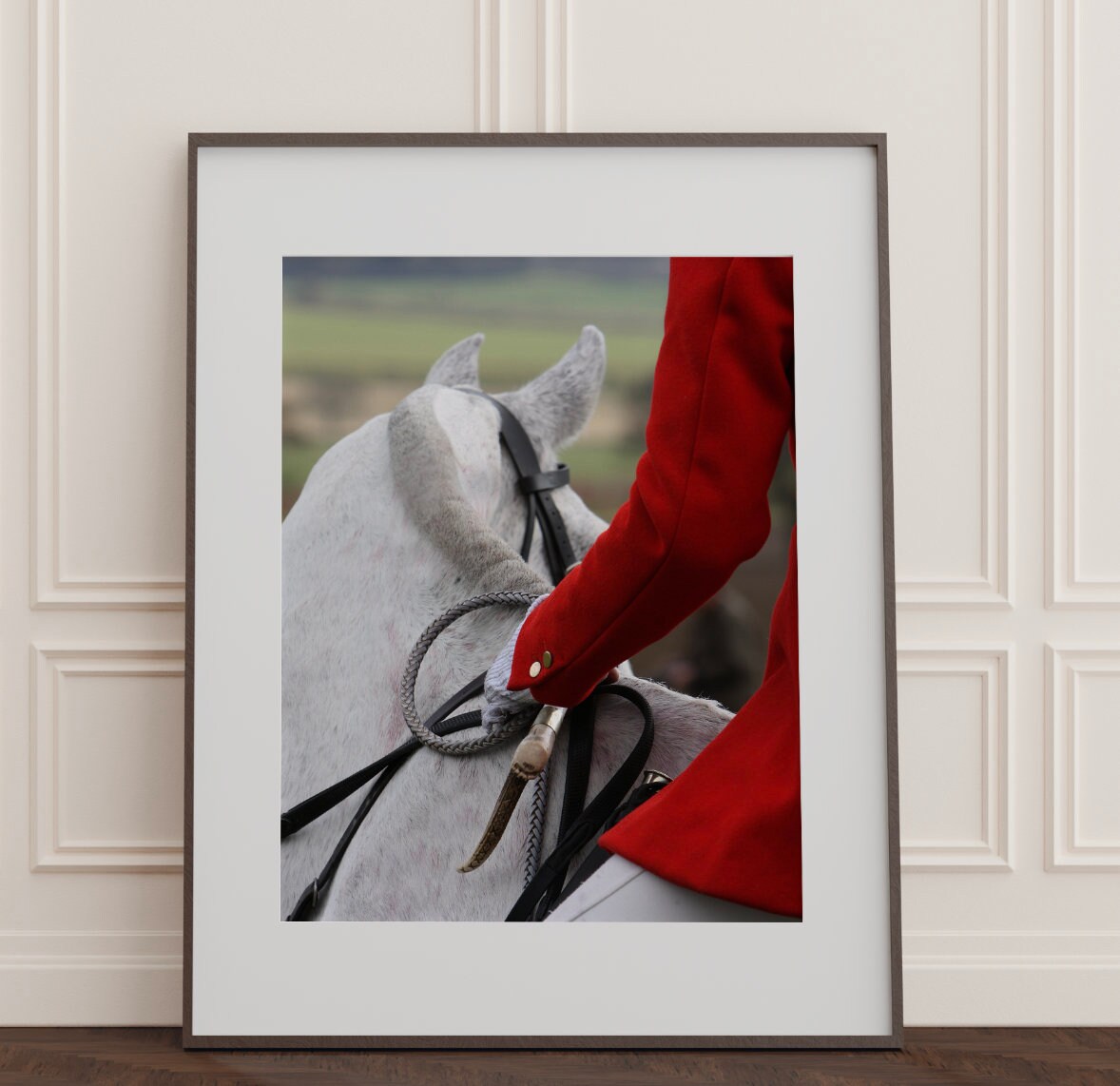Fox Hunting Equestrian Photography Horse and Rider Print Equestrian