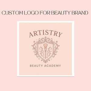 Custom Makeup Artist Logo | Beauty Brand Logo | Editable Digital Download