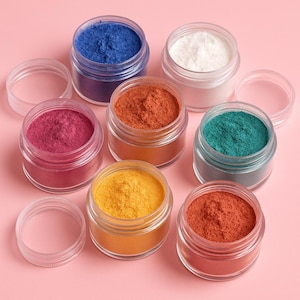 Poudre de mica chatoyante pour brillant à lèvres, fabrication de savons et de résine - Pigment de qualité cosmétique