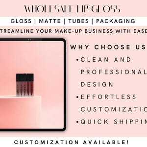 Wholesale Lip Gloss | Bulk Lip Gloss Tubes | Private Label Beauty | Gloss Vendor for MUAs & Boutiques